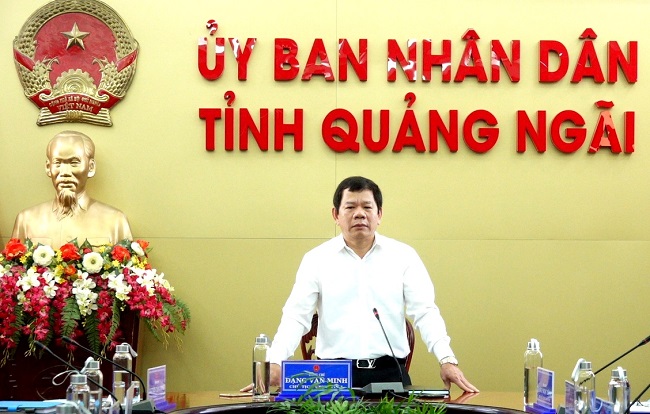 Chủ tịch UBND tỉnh Đặng Văn Minh làm việc với Văn phòng UBND tỉnh