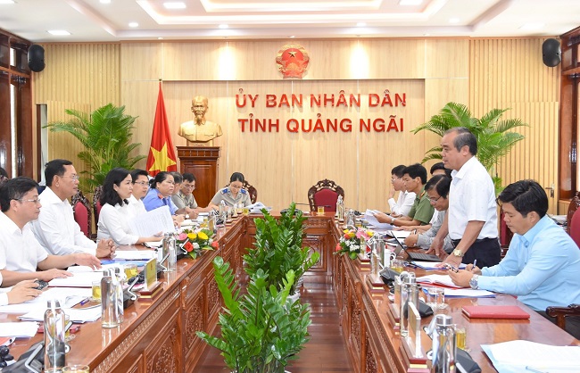 Đoàn công tác của Ban Chỉ đạo Trung ương về phòng chống tham nhũng, tiêu cực làm việc tại tỉnh Quảng Ngãi