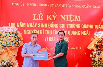 Kỷ niệm 100 năm Ngày sinh đồng chí Trương Quang Tuân (1923 - 2023)