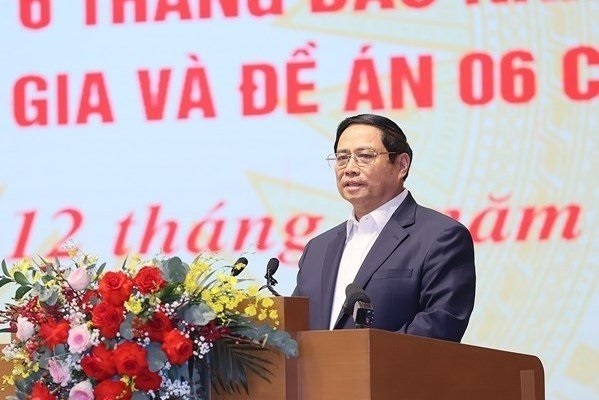 Chủ tịch UBND tỉnh Đặng Văn Minh dự Hội nghị trực tuyến toàn quốc sơ kết về Chuyển đổi số quốc gia và Đề án 06