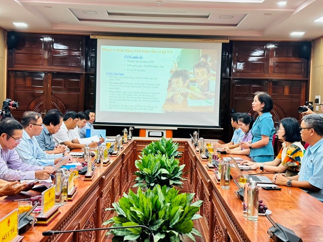 Tổ chức Tầm nhìn Thế giới Việt Nam giới thiệu kế hoạch mở mới Chương trình Vùng tại 02 huyện Trà Bồng và Ba Tơ