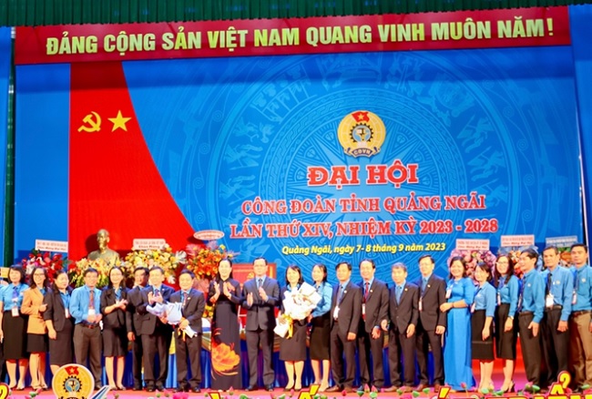 Đại hội Công đoàn tỉnh Quảng Ngãi lần thứ XIV, nhiệm kỳ 2023 - 2028