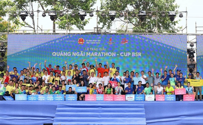 Bế mạc và trao giải Marathon tỉnh Quảng Ngãi- Cúp BSR năm 2023