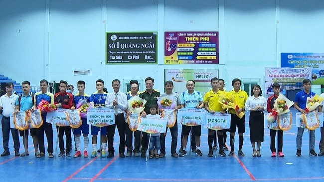 Khai mạc Giải bóng đá Futsal tỉnh Quảng Ngãi năm 2023