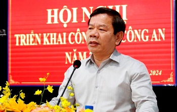 Chủ tịch UBND tỉnh Đặng Văn Minh dự Hội nghị triển khai công tác Công an năm 2024