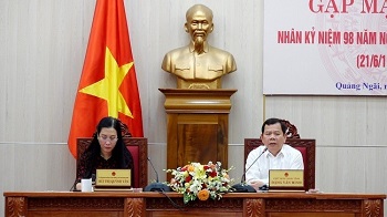 Gặp mặt cơ quan báo chí nhân kỷ niệm 98 năm Ngày Báo chí Cách mạng Việt Nam