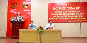 Tổng kết 10 năm thực hiện Nghị quyết số 29 của Ban Chấp hành Trung ương Đảng khóa XI