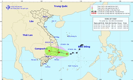 Dự báo mưa lớn từ Hà Tĩnh đến Quảng Ngãi