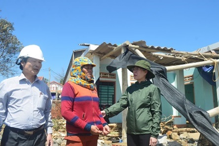 Báo cáo kết quả hỗ trợ kinh phí cho người dân có nhà ở bị thiệt hại do bão