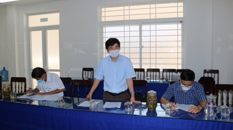 Sở Y tế tỉnh làm việc với huyện Tư Nghĩa về công tác phòng tác phòng, chống dịch Covid-19
