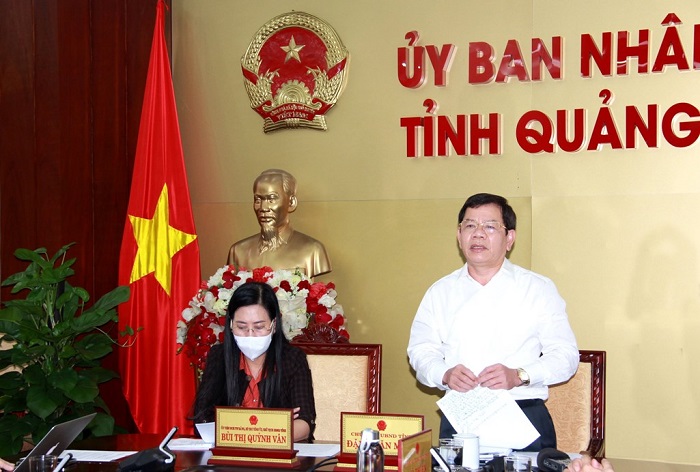 Chủ tịch UBND tỉnh Đặng Văn Minh kiến nghị Chính phủ hỗ trợ vắc xin tiêm cho người dân Quảng Ngãi
