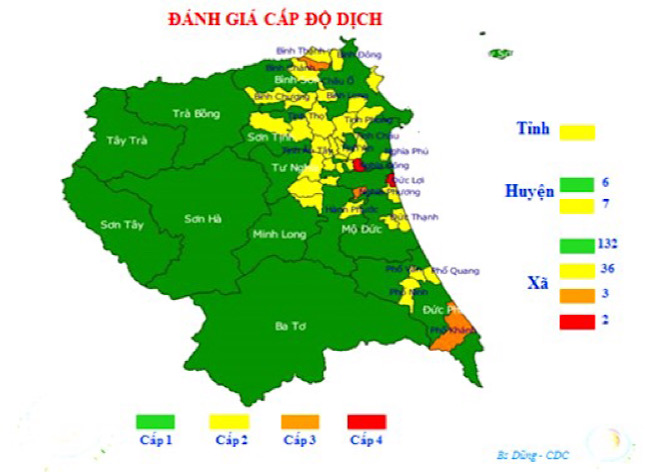 Thêm 23 ca mắc COVID-19, thành phố Quảng Ngãi và huyện Bình Sơn tiếp tục ghi...