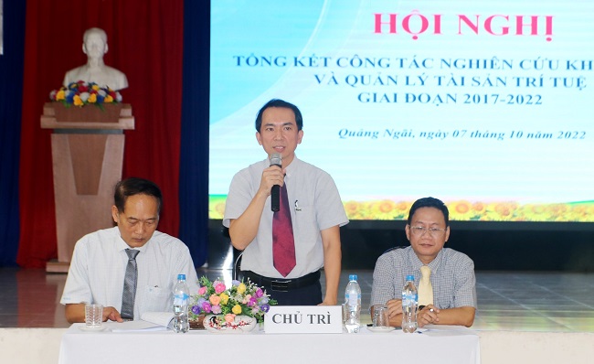 Trường Đại học Phạm Văn Đồng tổng kết công tác nghiên cứu khoa học và quản lý tài sản trí tuệ giai đoạn 2017-2022