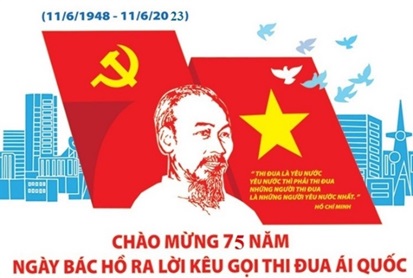 Tổ chức hoạt động nhân kỷ niệm 75 năm ngày Chủ tịch Hồ Chí Minh ra Lời kêu gọi thi đua ái quốc