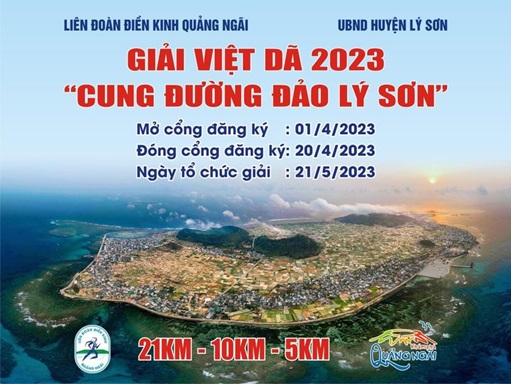 Gần 300 vận động viên đăng ký tham dự Giải Việt dã “Cung đường đảo Lý Sơn” năm 2023
