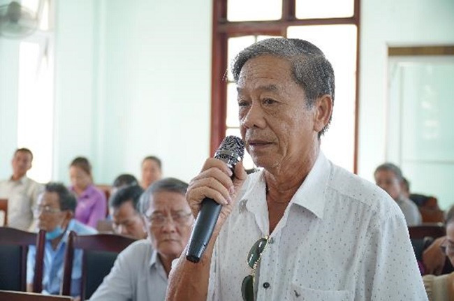 Bí thư Huyện ủy Sơn Tịnh đối thoại với nhân dân xã Tịnh Bắc