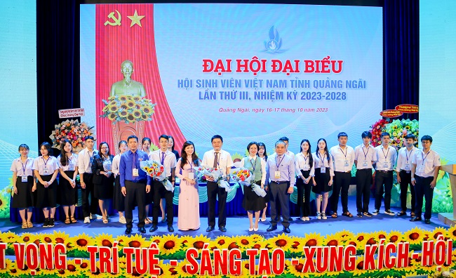 Đại hội đại biểu Hội Sinh viên Việt Nam tỉnh Quảng Ngãi lần thứ III, nhiệm kỳ 2023 - 2028