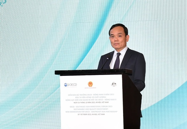Phó Thủ tướng Trần Lưu Quang nêu 5 định hướng thúc đẩy hợp tác đầu tư OECD-Đông Nam Á