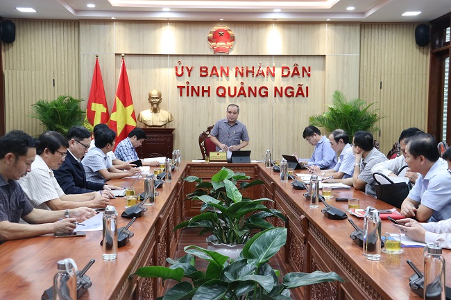 UBND tỉnh họp về công tác chuẩn bị tham gia Chương trình Sắc quê Quảng Ngãi tại TP.Hồ Chí Minh