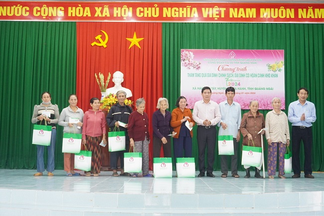 Quảng Ngãi tổ chức chương trình an sinh xã hội “Tết sum vầy” Giáp Thìn 2024