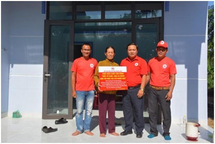 Hội Chữ thập đỏ tỉnh hỗ trợ xây dựng 